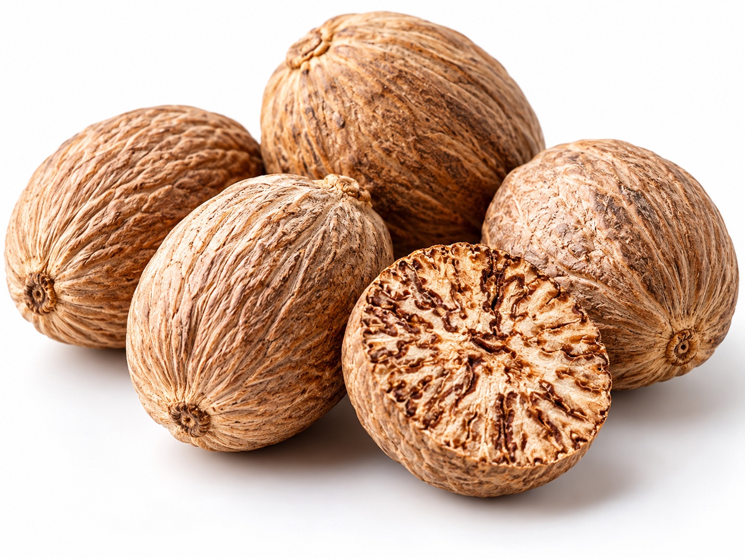 Nutmeg (Jaiphal) — whole dried nutmeg, Kerala origin